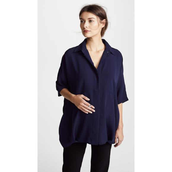 HATCH The Button Down Shirt Navy - One Size - Picture 1 of 4
